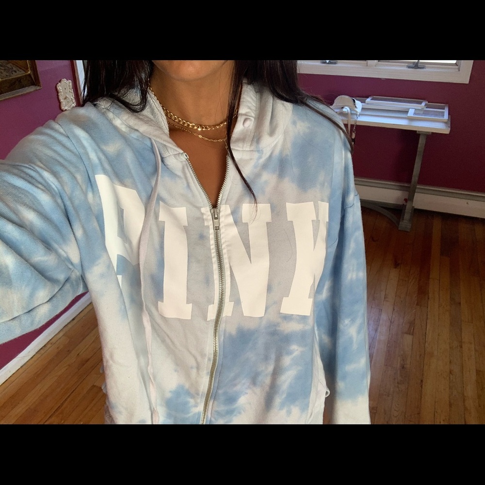 Tie dye PINK sweatshirt